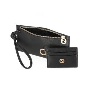 Time And Tru Harper 2pc Clutch Wristlet Wallet + Card Holder